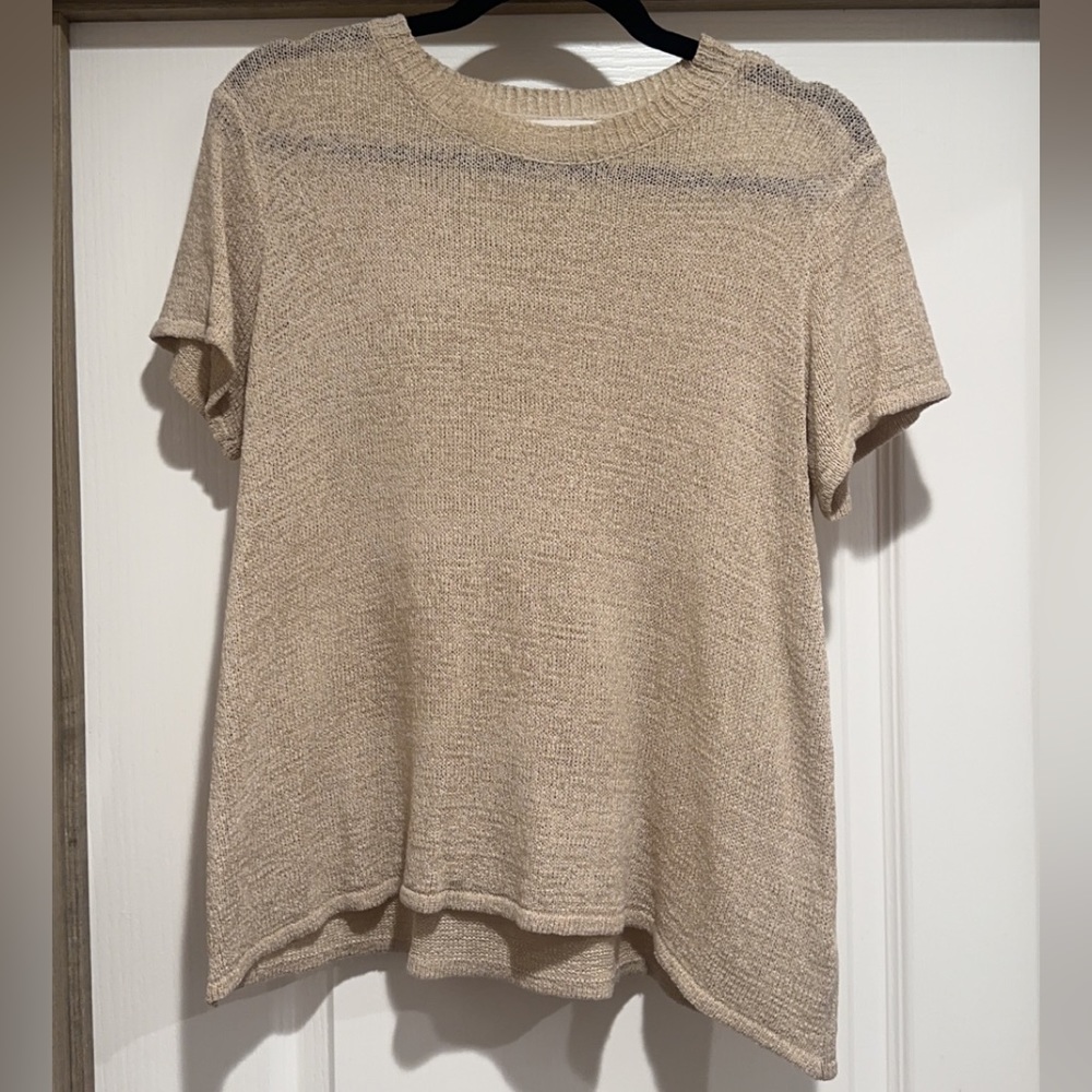 Short Sleeve Sweater Top